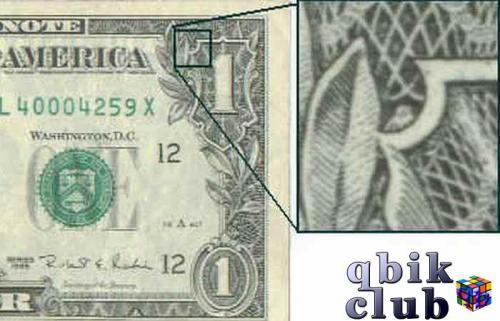 Символ на долларовой купюре
