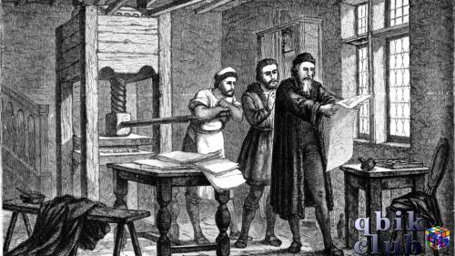 История изобретения печатного станка