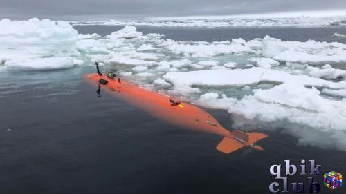 Подводный аппарат, который исследвоал ледник