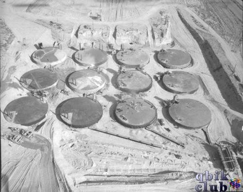 Резервуары для захорошения  жидких радиоактивных отходов